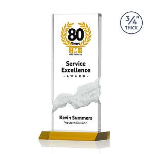 Poole VividPrint™ Award - Amber 