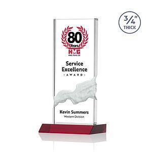 Poole VividPrint™ Award - Red