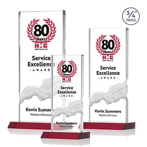 Poole VividPrint™ Award - Red