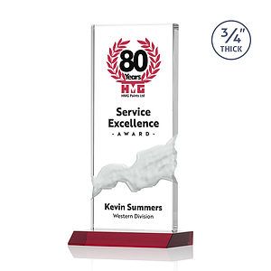 Poole VividPrint™ Award - Red