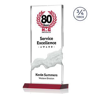 Poole VividPrint™ Award - Red