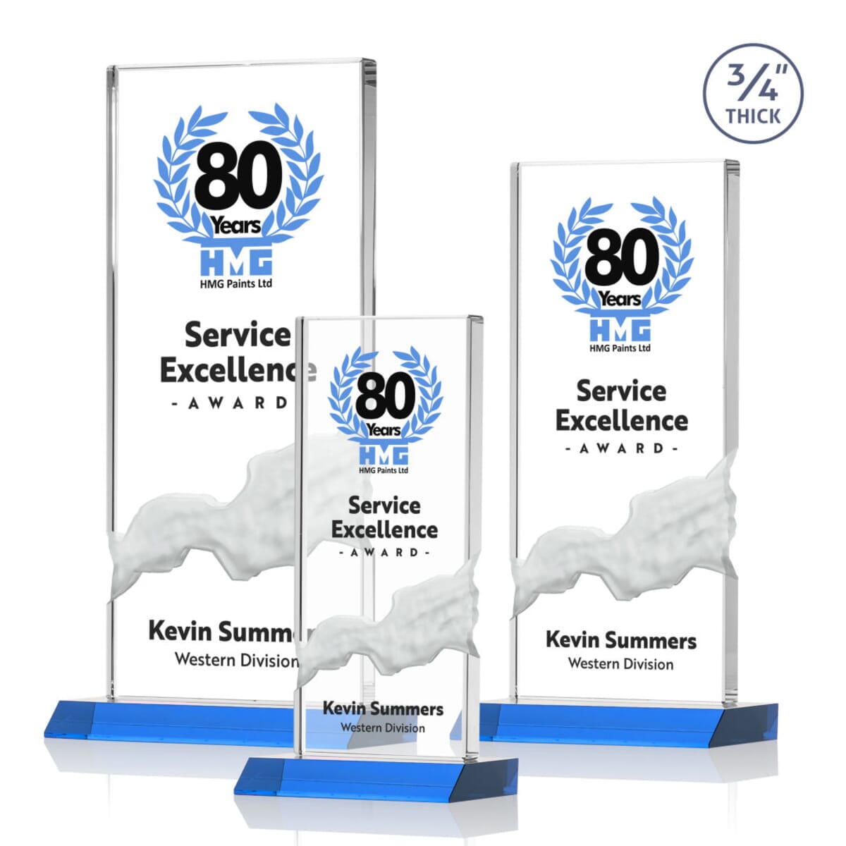 Poole VividPrint™ Award - Sky Blue 