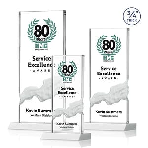 Poole VividPrint™ Award - White