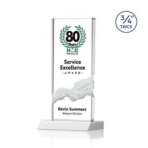 Poole VividPrint™ Award - White