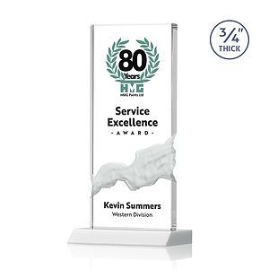 Poole VividPrint™ Award - White