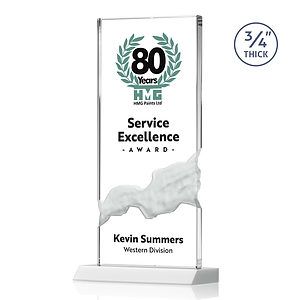 Poole VividPrint™ Award - White
