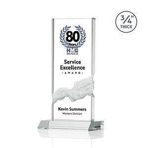Poole VividPrint™ Award - Clear
