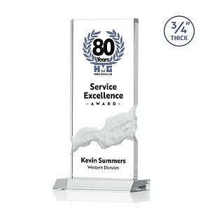 Poole VividPrint™ Award - Clear