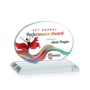 Austin (Horiz) VividPrint™ Award -  Clear
