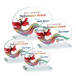 Austin (Horiz) VividPrint™ Award -  Clear