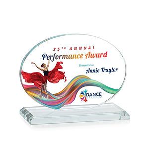 Austin (Horiz) VividPrint™ Award -  Clear