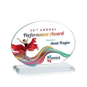 Austin (Horiz) VividPrint™ Award -  Clear