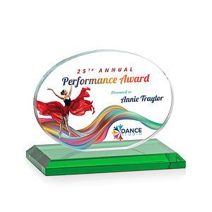 Austin (Horiz) VividPrint™ Award - Green