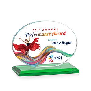 Austin (Horiz) VividPrint™ Award - Green