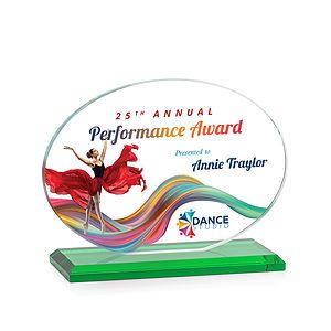 Austin (Horiz) VividPrint™ Award - Green