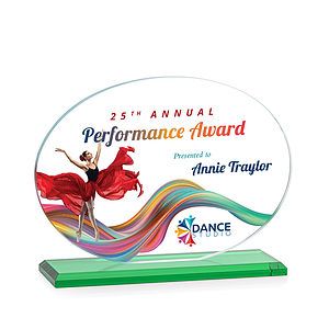 Austin (Horiz) VividPrint™ Award - Green