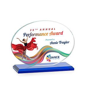 Austin (Horiz) VividPrint™ Award - Blue