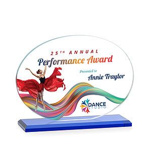 Austin (Horiz) VividPrint™ Award - Blue