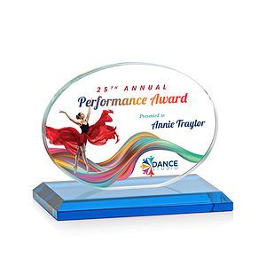 Austin (Horiz) VividPrint™ Award - Sky Blue