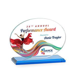 Austin (Horiz) VividPrint™ Award - Sky Blue