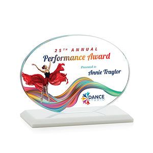 Austin (Horiz) VividPrint™ Award - White