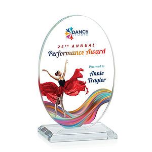 Austin (Vert) VividPrint™ Award - Clear