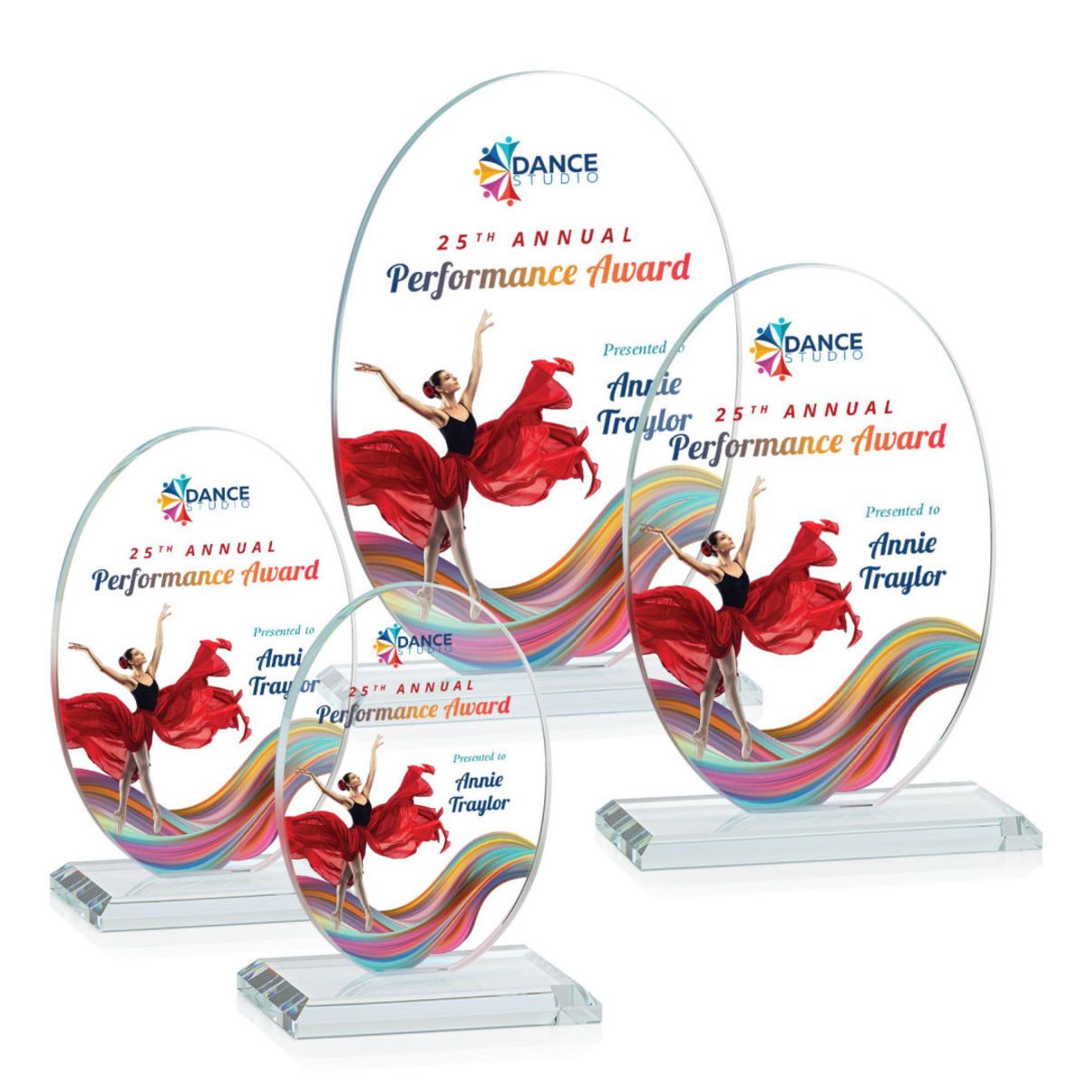 Austin (Vert) VividPrint™ Award - Clear