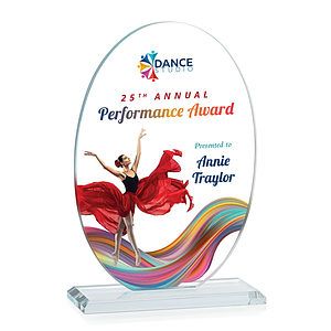 Austin (Vert) VividPrint™ Award - Clear