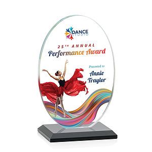 Austin (Vert) VividPrint™ Award - Black 