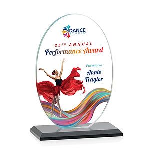 Austin (Vert) VividPrint™ Award - Black 