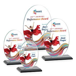 Austin (Vert) VividPrint™ Award - Black 