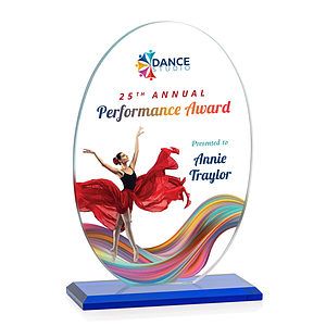 Austin (Vert) VividPrint™ Award - Blue