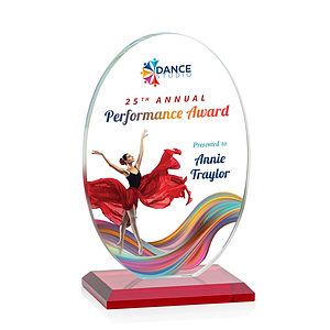 Austin (Vert) VividPrint™ Award - Red