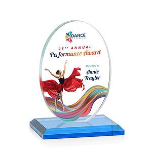 Austin (Vert) VividPrint™ Award - Sky Blue