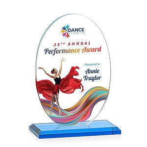 Austin (Vert) VividPrint™ Award - Sky Blue