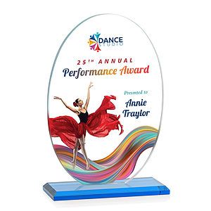 Austin (Vert) VividPrint™ Award - Sky Blue