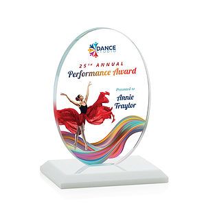 Austin (Vert) VividPrint™ Award - White
