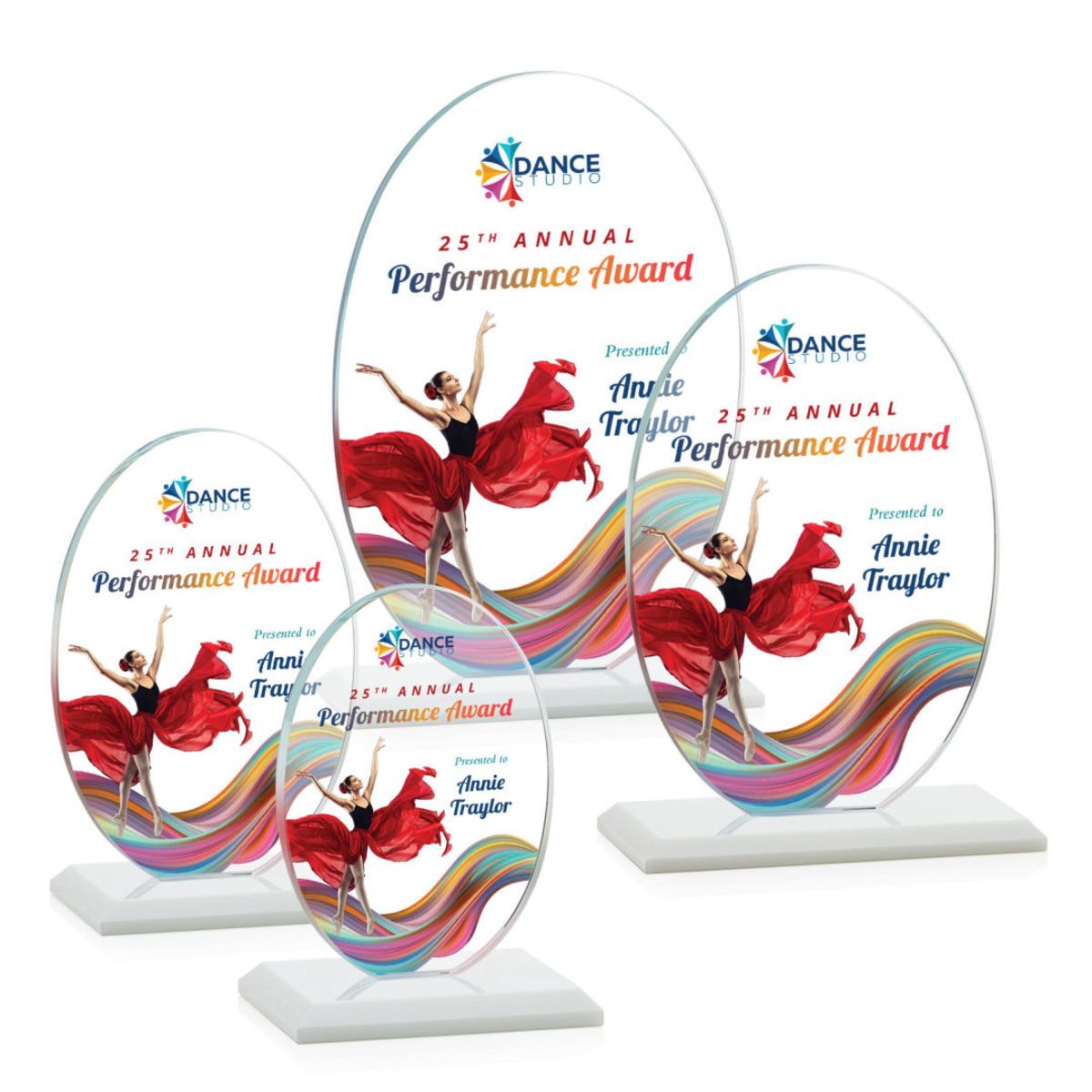Austin (Vert) VividPrint™ Award - White