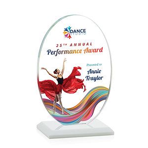 Austin (Vert) VividPrint™ Award - White