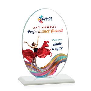 Austin (Vert) VividPrint™ Award - White