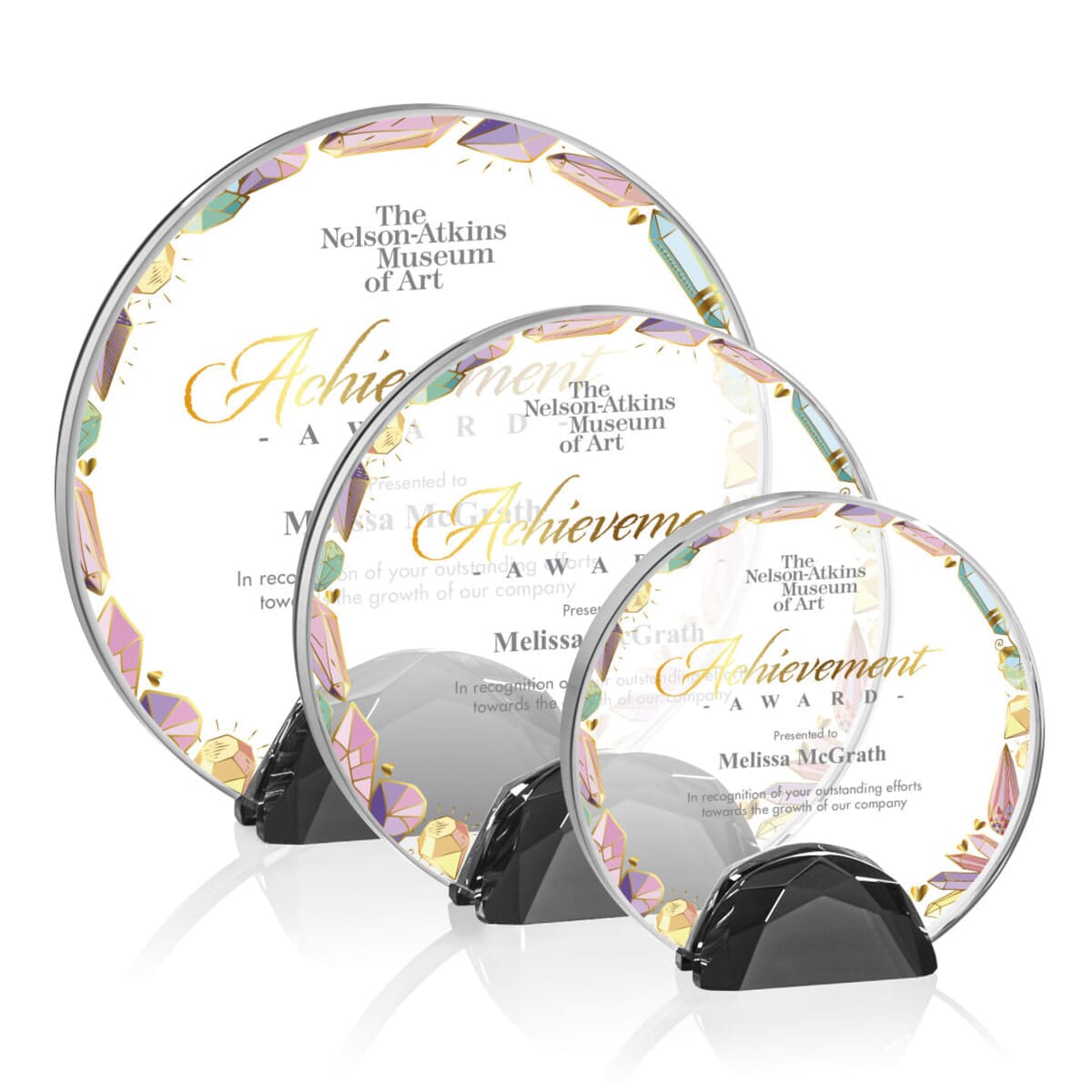 Galveston VividPrint™ Award - Black 