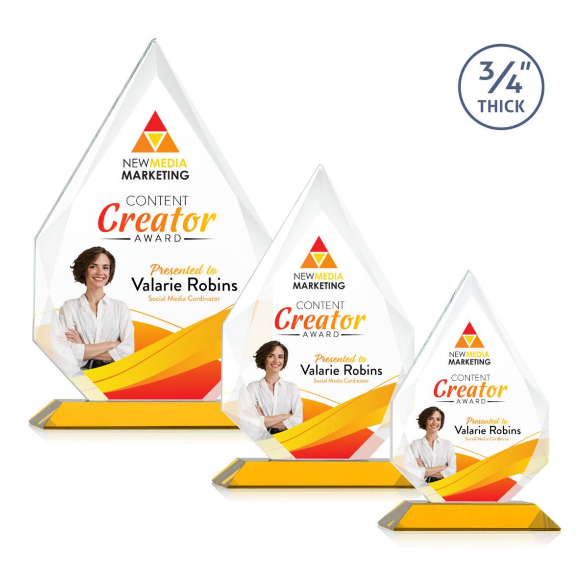 Hawthorne VividPrint™ Award - Amber