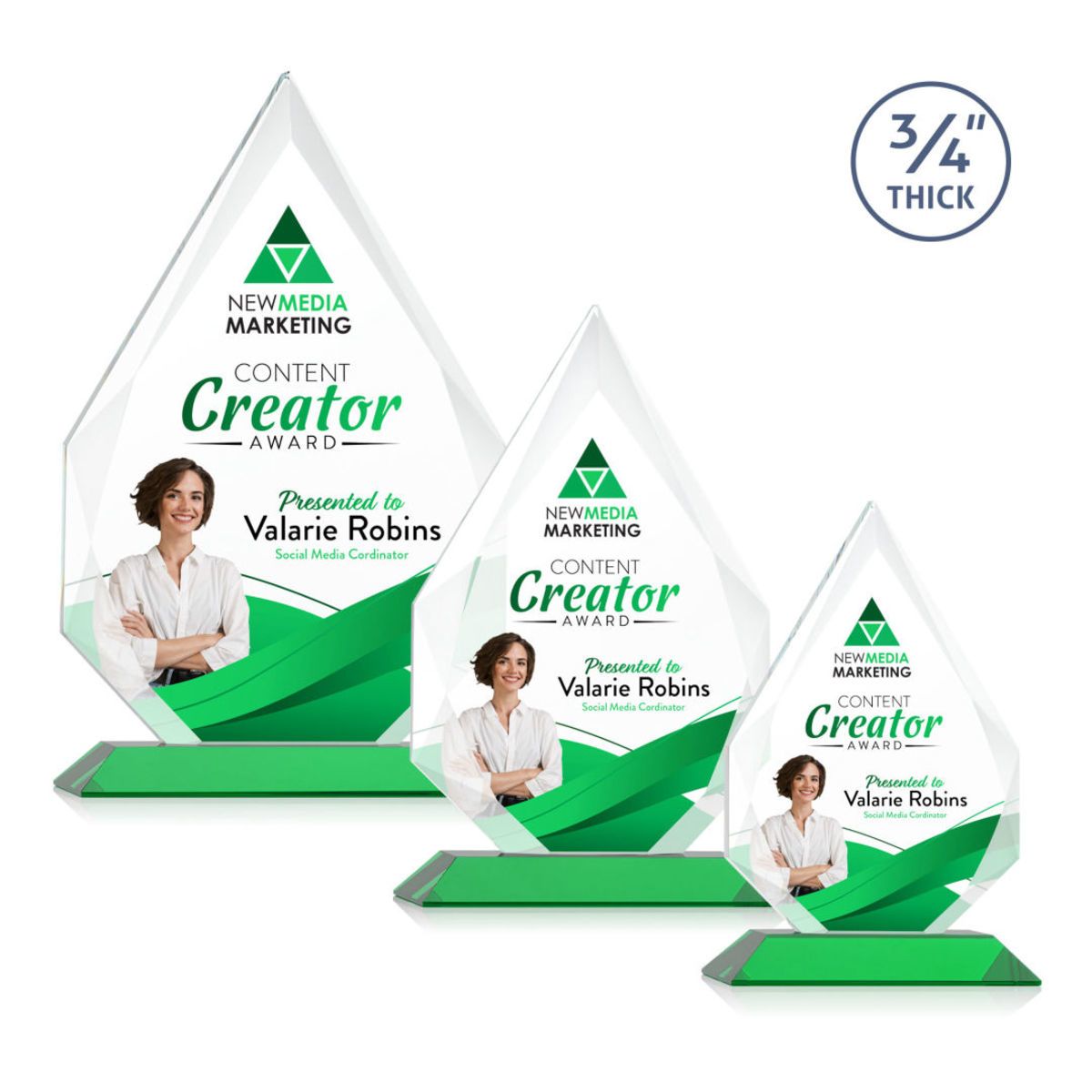 Hawthorne VividPrint™ Award - Green