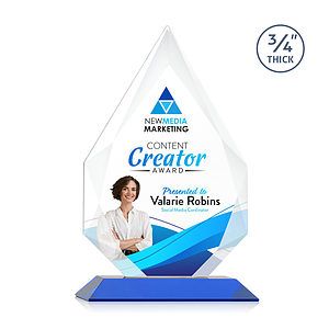 Hawthorne VividPrint™ Award - Blue
