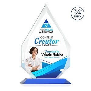 Hawthorne VividPrint™ Award - Blue