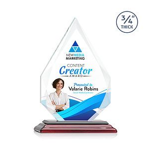 Hawthorne VividPrint™ Award - Rosewood