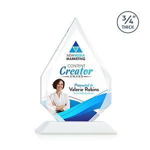 Hawthorne VividPrint™ Award - White