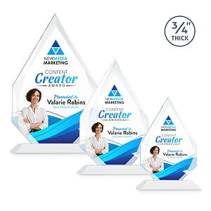 Hawthorne VividPrint™ Award - White