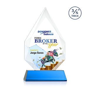 Hawthorne VividPrint™ Award on Newhaven - Sky Blue