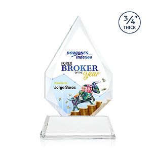 Hawthorne VividPrint™ Award on Newhaven - Clear